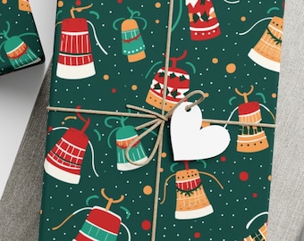 Wrapping Paper Christmas Wrapping Paper Holiday Gift Wrap Christmas Wrapping Paper Festive Gift Wrap Snowflake Wrapping Paper Roll