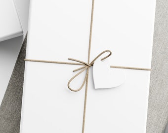 Wrapping Paper Matte White Gift Wrap Solid White Formal Wedding Wrapping Paper for Wedding Present Christmas Art Craft Paper Premium Elegant