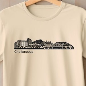 Chattanooga Unisex T-shirt, City Skyline Design | Souvenir Tee, Chattanooga Love T-Shirt, Chattanooga Shirt, Chattanooga Bachelorette