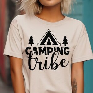 Camping Tribe Unisex t-shirt, Unisex Camping Tribe T-Shirt | Outdoor Adventure Shirt