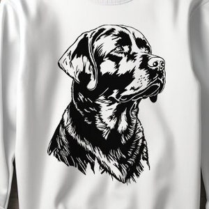 Black Labrador Retriever Unisex Crewneck Sweatshirt | Dog Lover Gift | Labrador Sweater | Pet Portrait Apparel, Unisex Sweatshirt