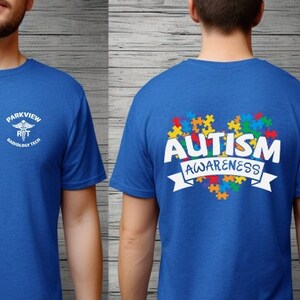 Parkview Radiology Tech Autism Awareness Unisex t-shirt, Parkview Radiology Tech Unisex T-Shirt with Autism Awareness Puzzle Heart, Unisex