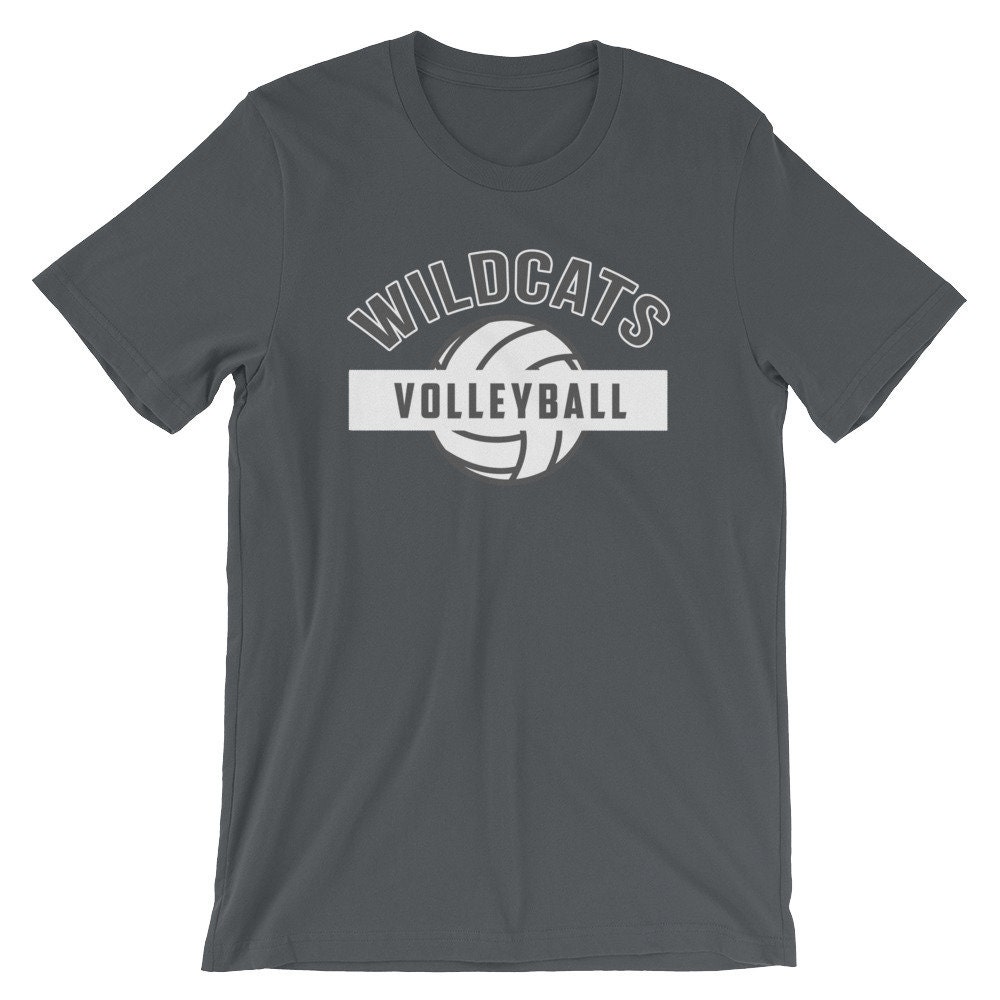 Wildcat Volleyball Spirit Wear Tee, School Spiritwear, Wildcat Fan Gear