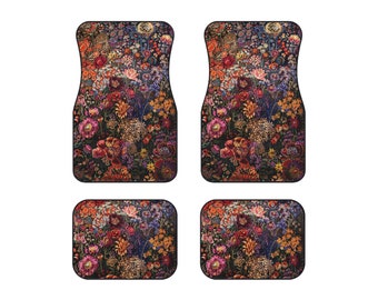 Alfombrillas para coche Alfombrillas para coche con aspecto persa Juego de 4 alfombrillas de moqueta persa Alfombrillas para coche inspiradas Alfombrillas elegantes Alfombrillas interiores para coche Alfombrillas mejoradas