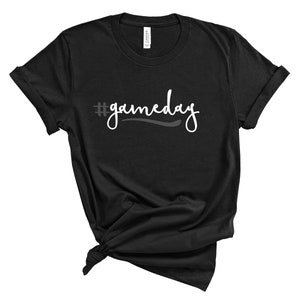 Hashtag Gameday #gameday Short-Sleeve Unisex T-Shirt, Game Day Shirt, Gameday Tee Shirt, Football Mom