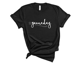Hashtag Gameday #gameday Short-Sleeve Unisex T-Shirt, Game Day Shirt, Gameday Tee Shirt, Football Mom
