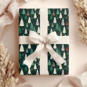 Wrapping Paper Enchanting Oh Christmas Tree Wrapping Paper Festive Holiday Gift Wrap Birthday