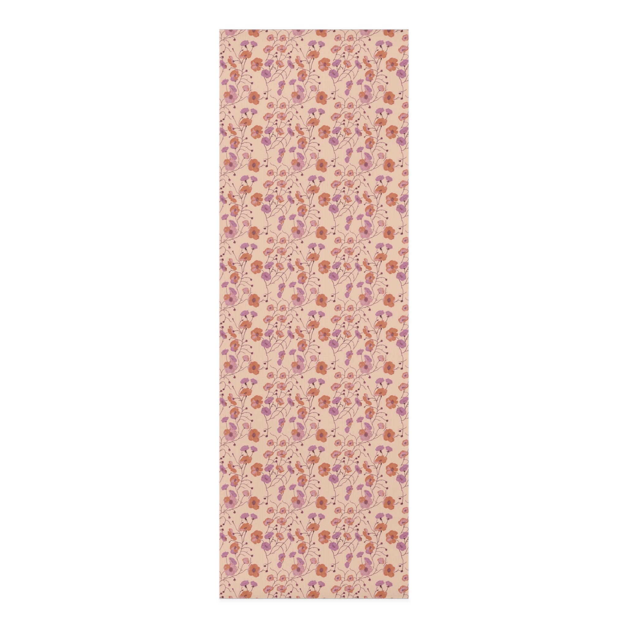 Yoga Mat Aesthetic Coquette Floral Design Premium Foam Yoga Mat ...