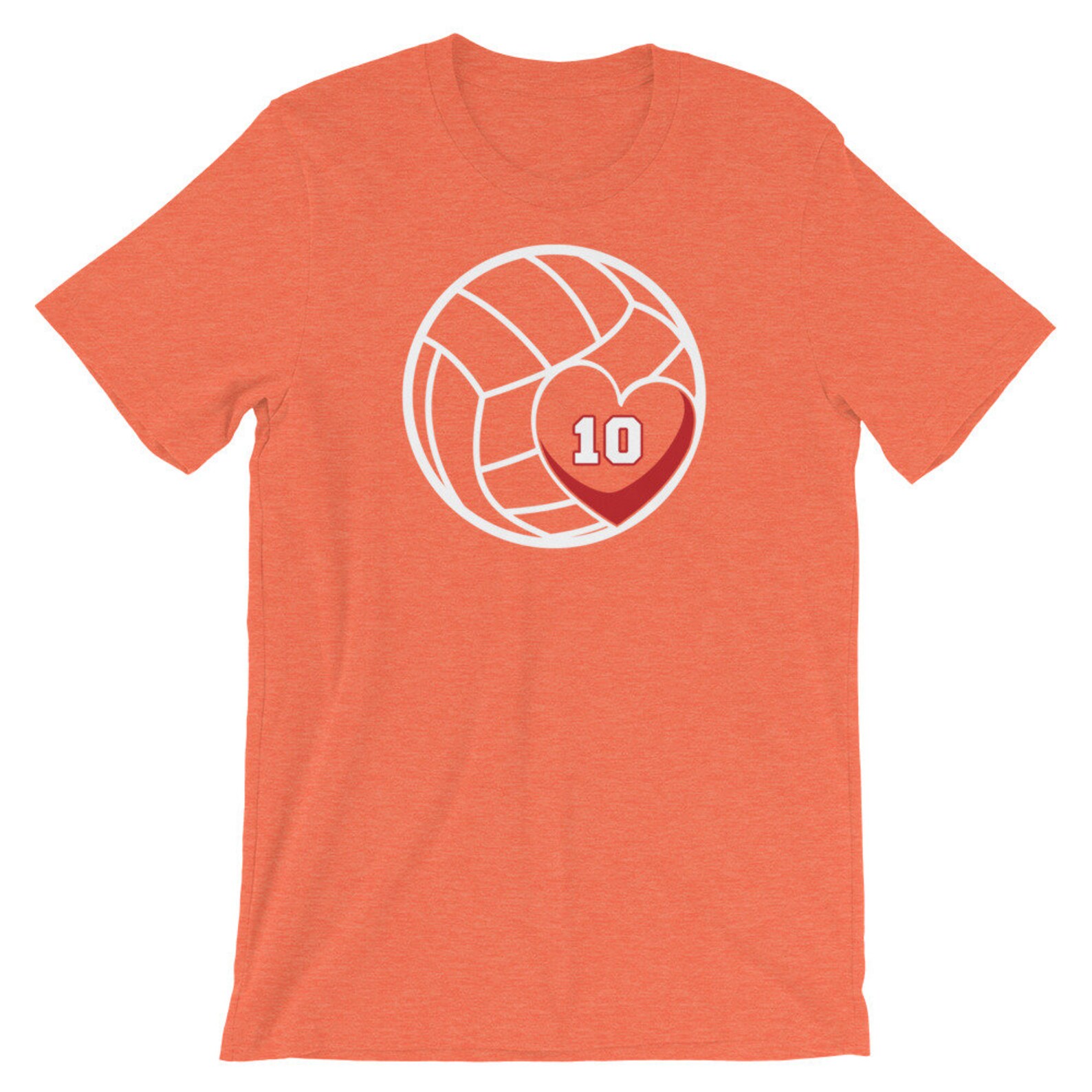 Custom Volleyball Jersey Number And Team Color ShortSleeve Etsy