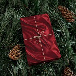 Carta da regalo Elegante confezione regalo rosso scuro Carta da regalo versatile per compleanno Carta da regalo per vacanze Carta da regalo natalizia Confezione per occasioni speciali
