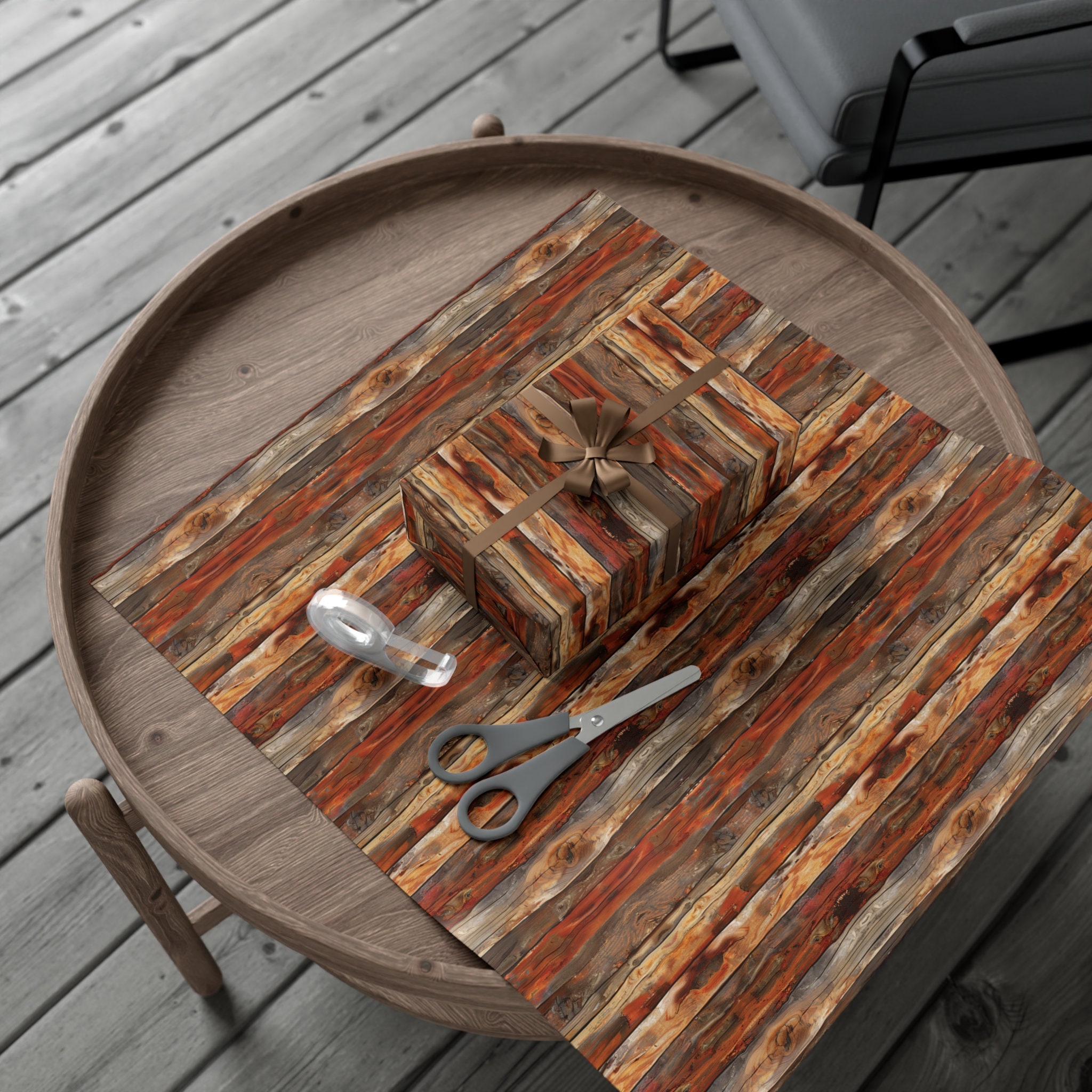 Timber Pattern Wrapping Wrapping Paper Vibrant Luxury Timber Wood Wrapping Paper Unique Cool ...