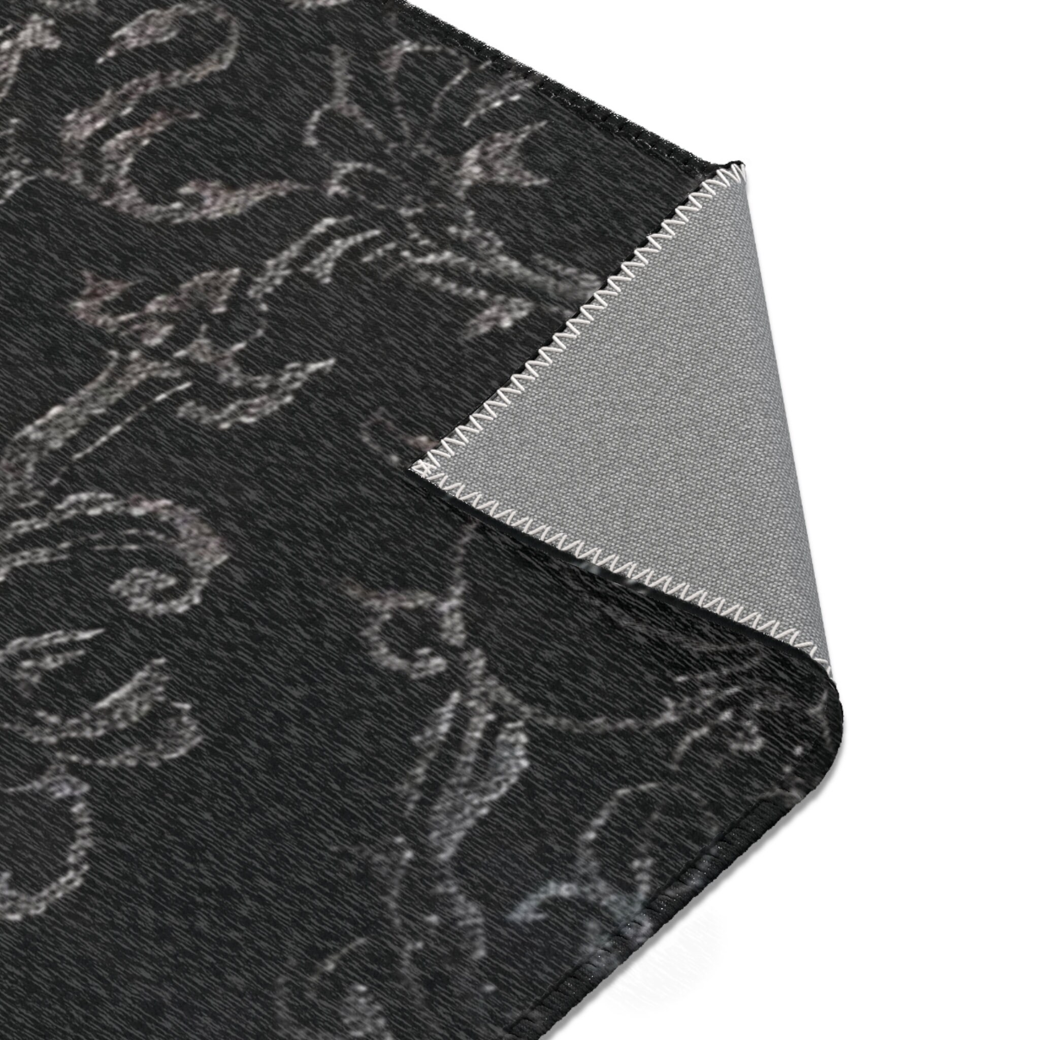 Gothy Rug Rug Gothic Design Victorian Goth Decor Witchy Area Rug Dark Academia ...