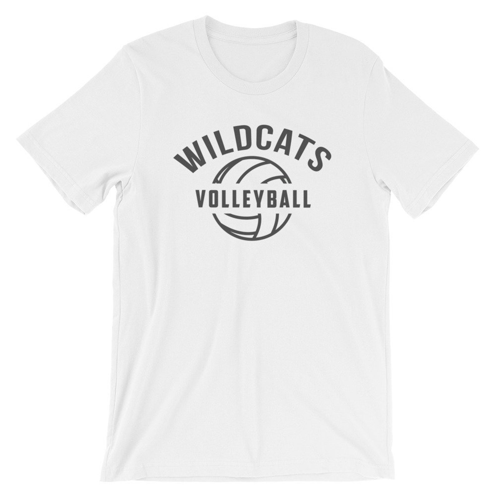 Wildcat Volleyball Spirit Wear Tee, School Spiritwear, Wildcat Fan Gear