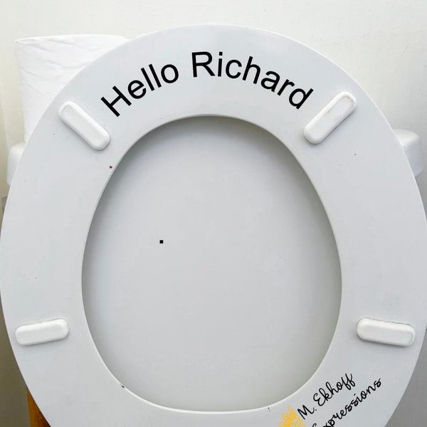 Funny Toilet Decal Etsy