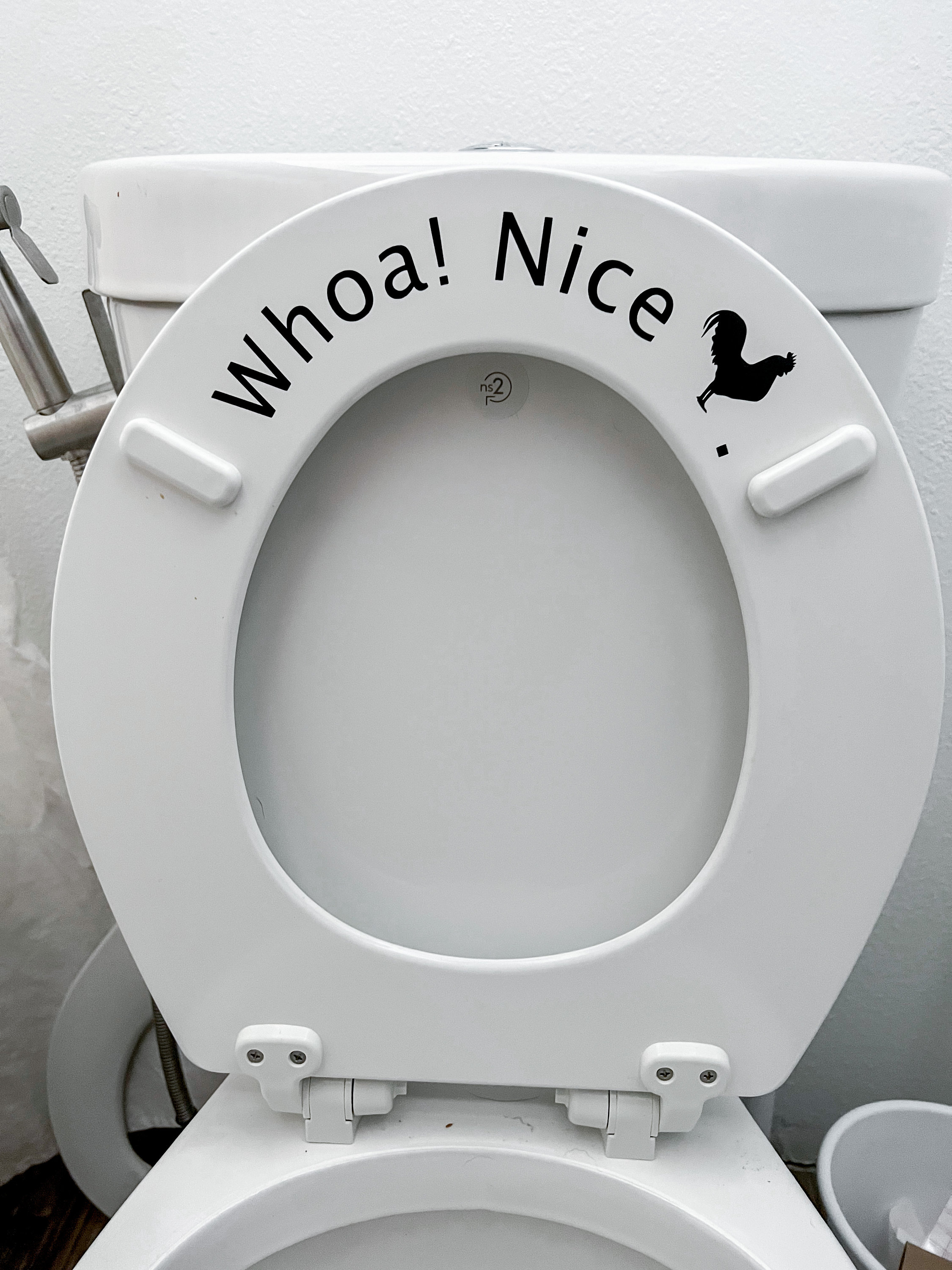 Leuke C grappige wc-bril sticker vinyl sticker - Etsy