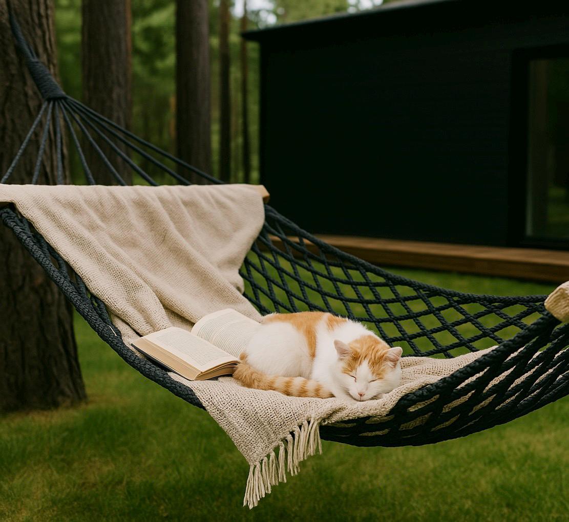 outdoor rope hammock