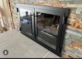 Hand made iron door custom made for your fireplace