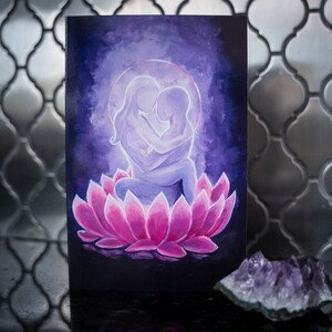 Divine Union Love • Carte pour petite amie • Carte de Saint Valentin pour petit ami • Carte d'anniversaire de mariage • Carte de Saint Valentin pour petit ami