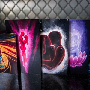 ALL 5 LOVE ARTWORKS • Card for girlfriend • Valentines Day card for boyfriend • Anniversary Wedding card • valentines day card for boyfriend