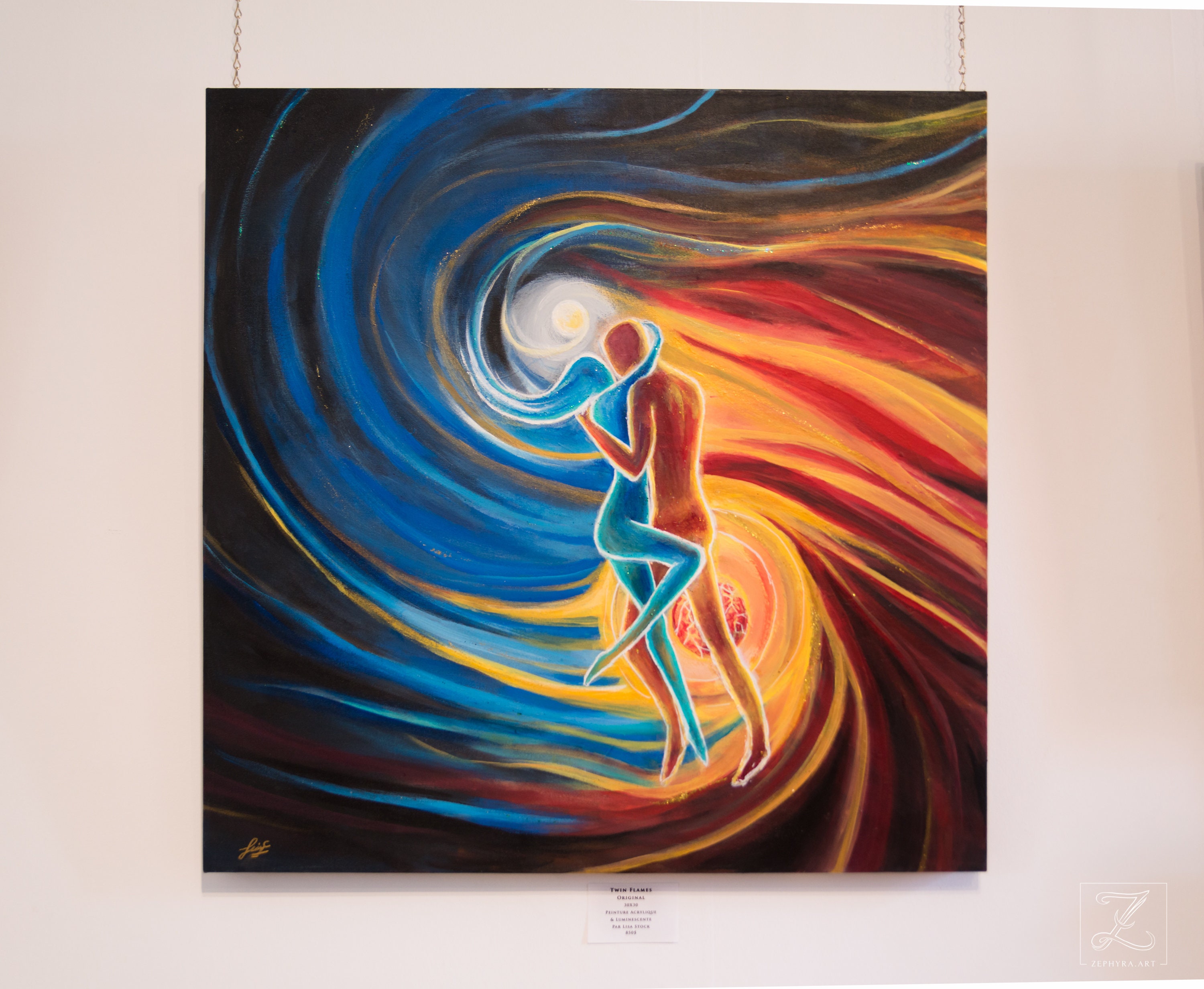 Twin Flames 30 Original Large Size Acrylic Painting on Etsy UK