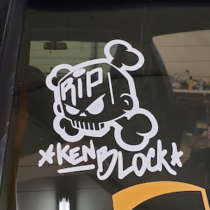 Ken block decals RIP 8.5&quot; X 7
