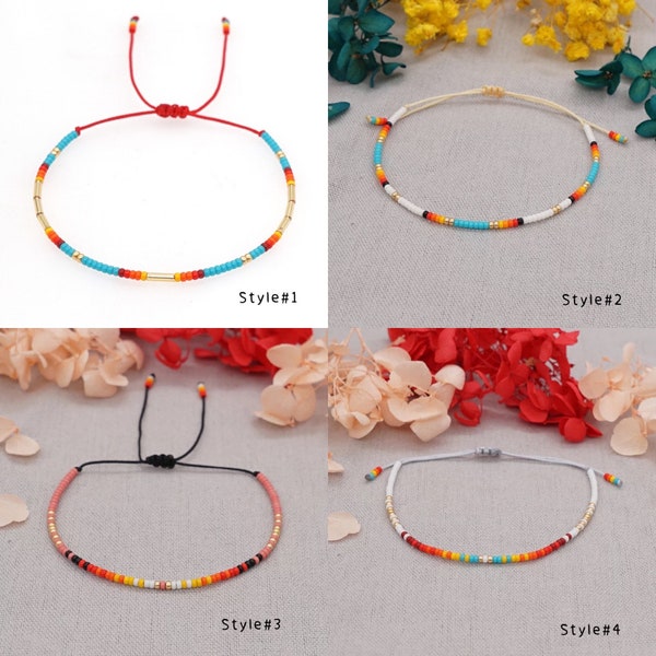 Native American Inspired Beaded Bracelet/Southwestern Jewelry/Miyuki Beads