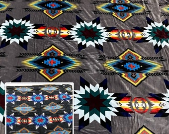 Native American Design Reversible Blanket