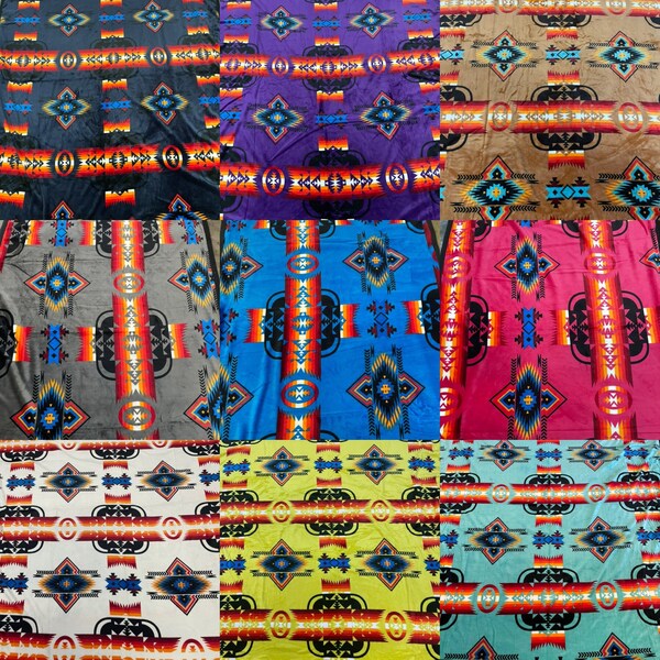 Soft Native American Blanket Etsy