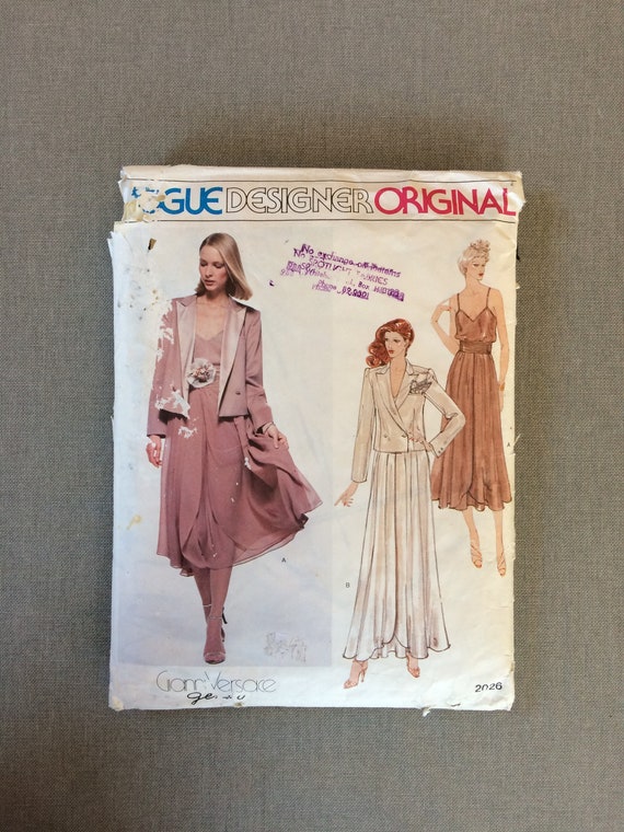 versace sewing patterns