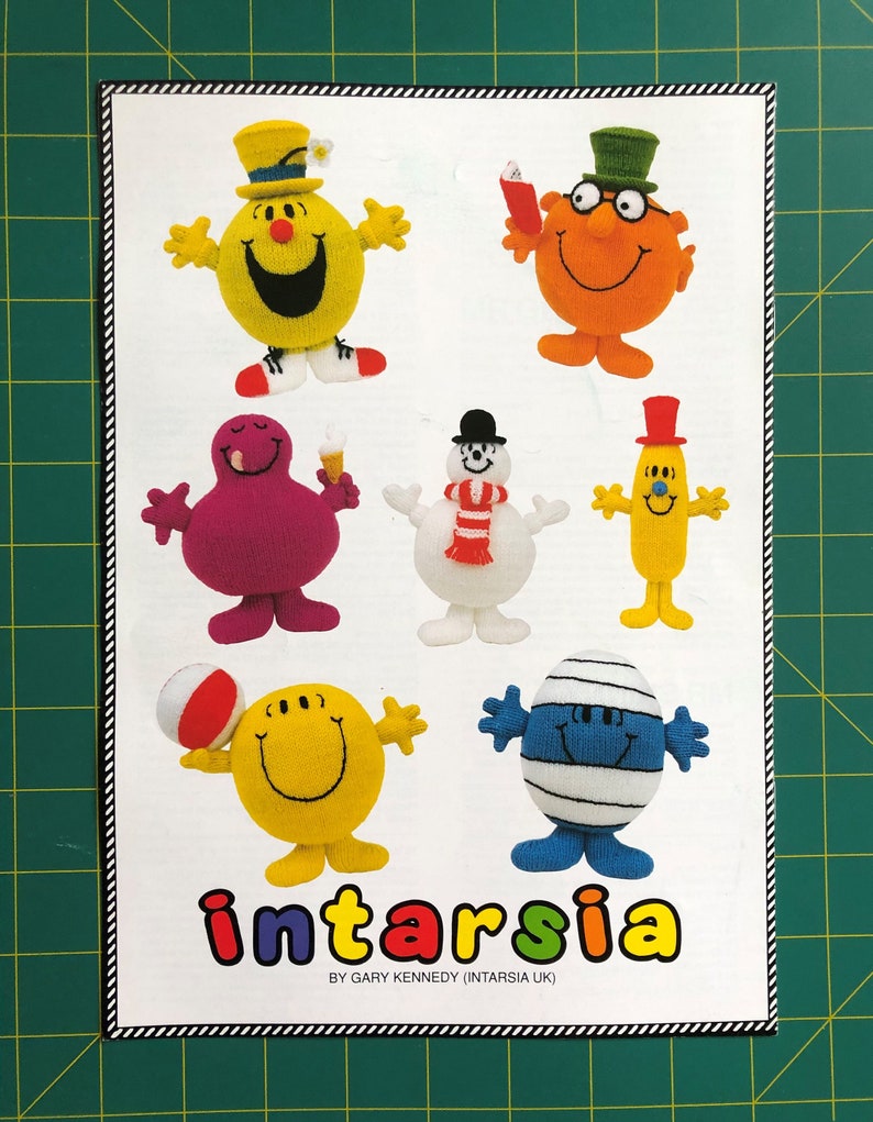 Mr Men Knitting Book, 7 Toy Patterns by Alan Dart, Gary Kennedy