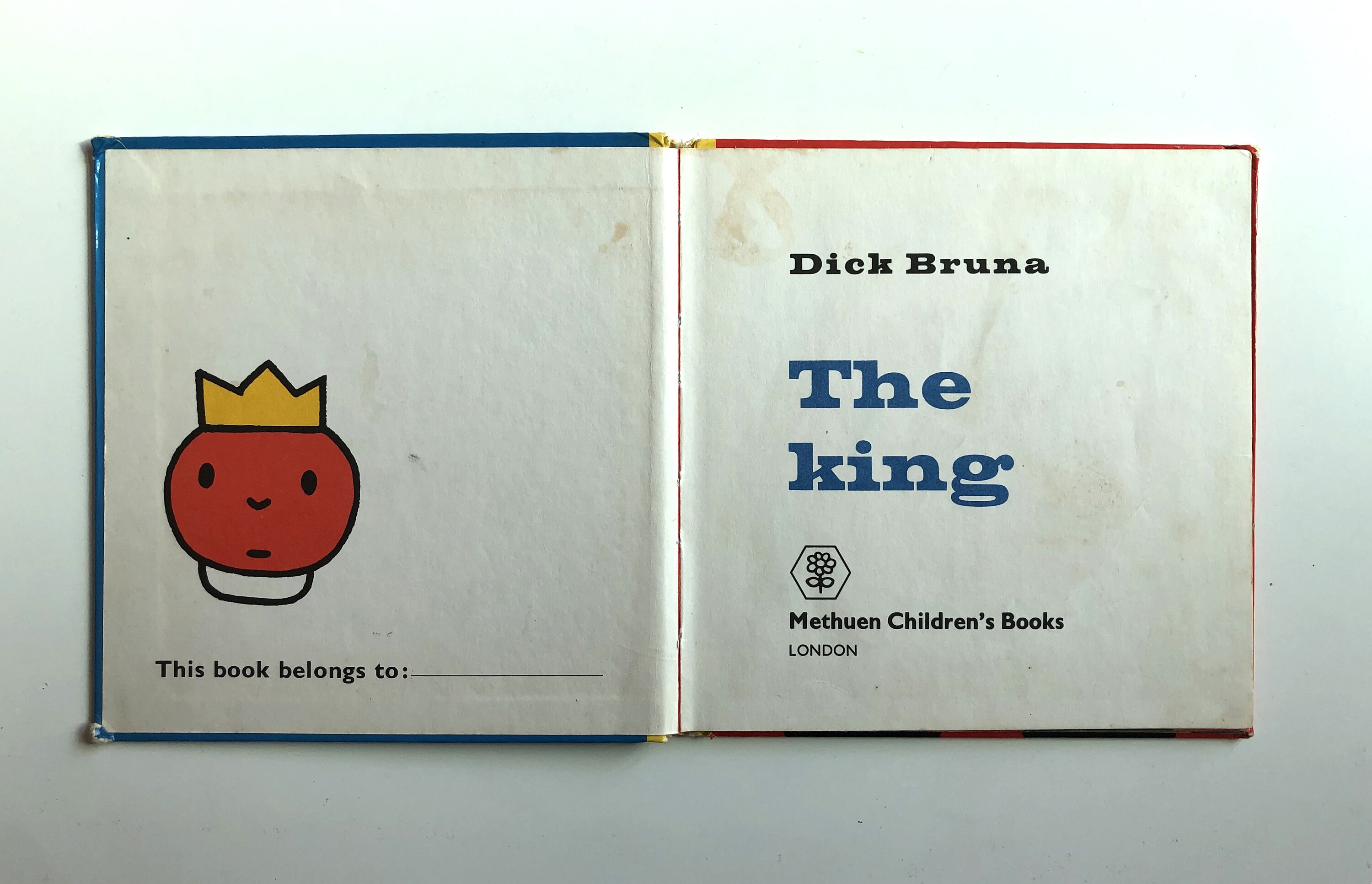 The King by Dick Bruna, Vintage Children's Book Published by The King by Dick Bruna, Vintage Children's Book Published by