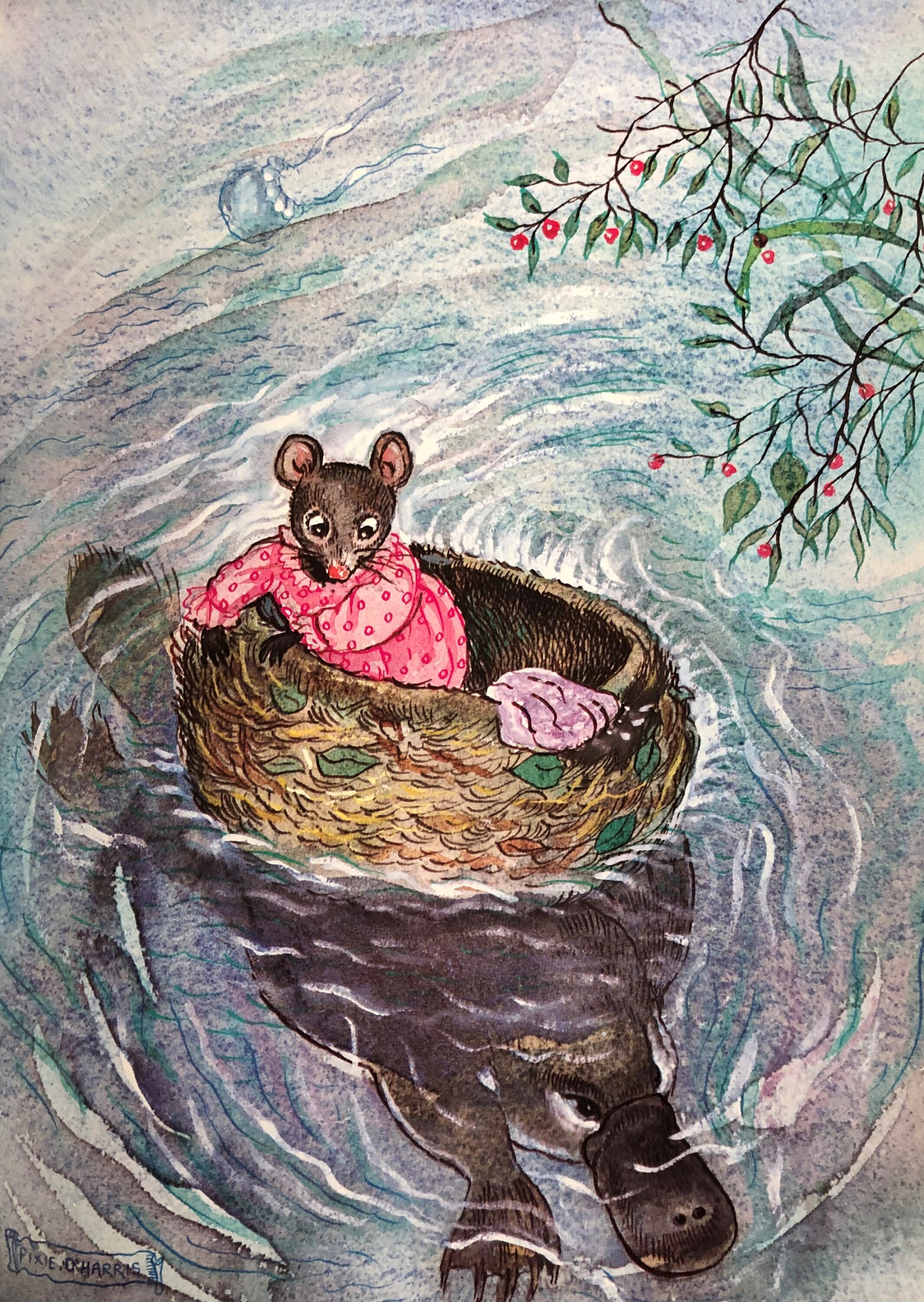 The Little Grey Mouse and Her Friends by Pixie O'harris, Vintage ...
