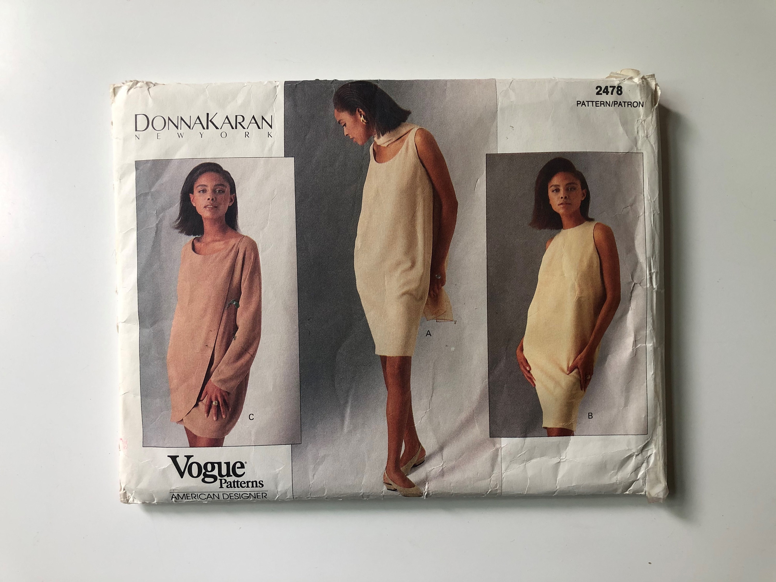 Vogue 2478 American Designer Donna Karan Sewing Pattern Misses' Petite ...