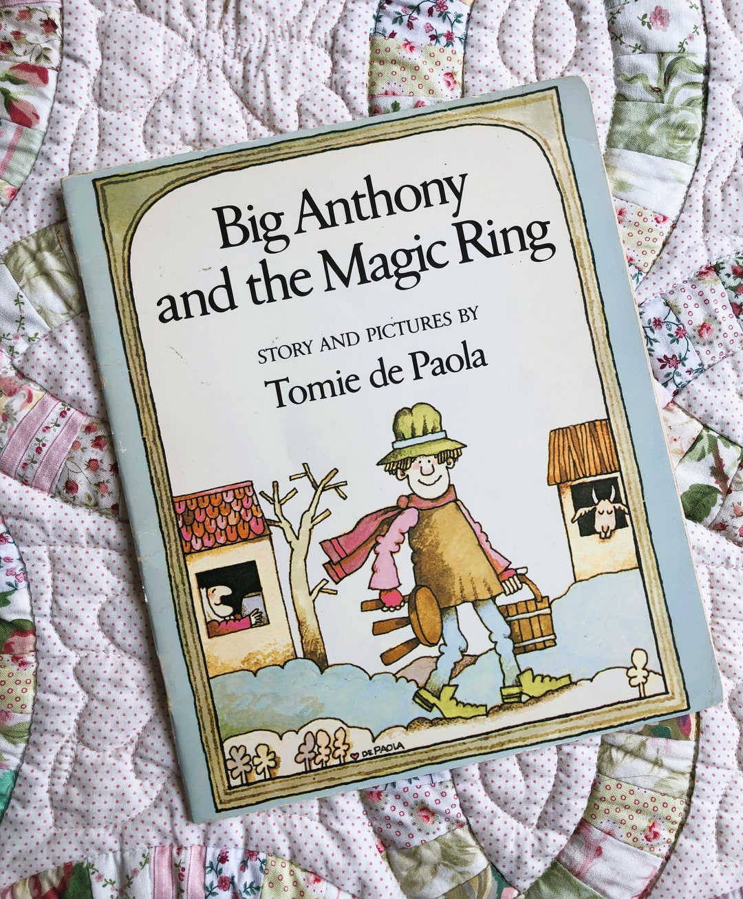 Big Anthony and the Magic Ring by Tomie De Paola, Vintage Children's Scholastic Picture Book ...