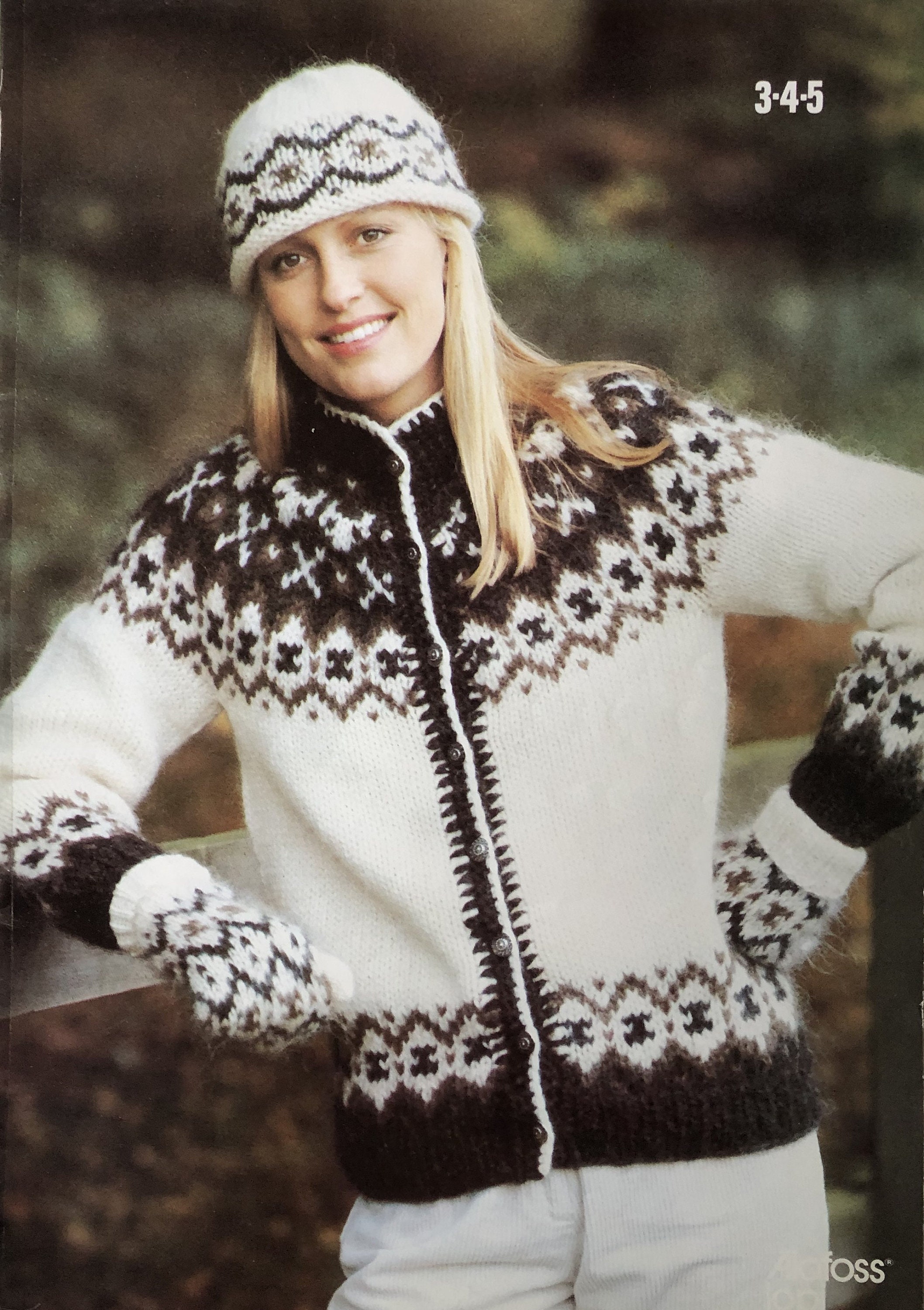 Alafoss Lopi No. 1 Knitting Pattern Booklet, Icelandic Designs - Etsy