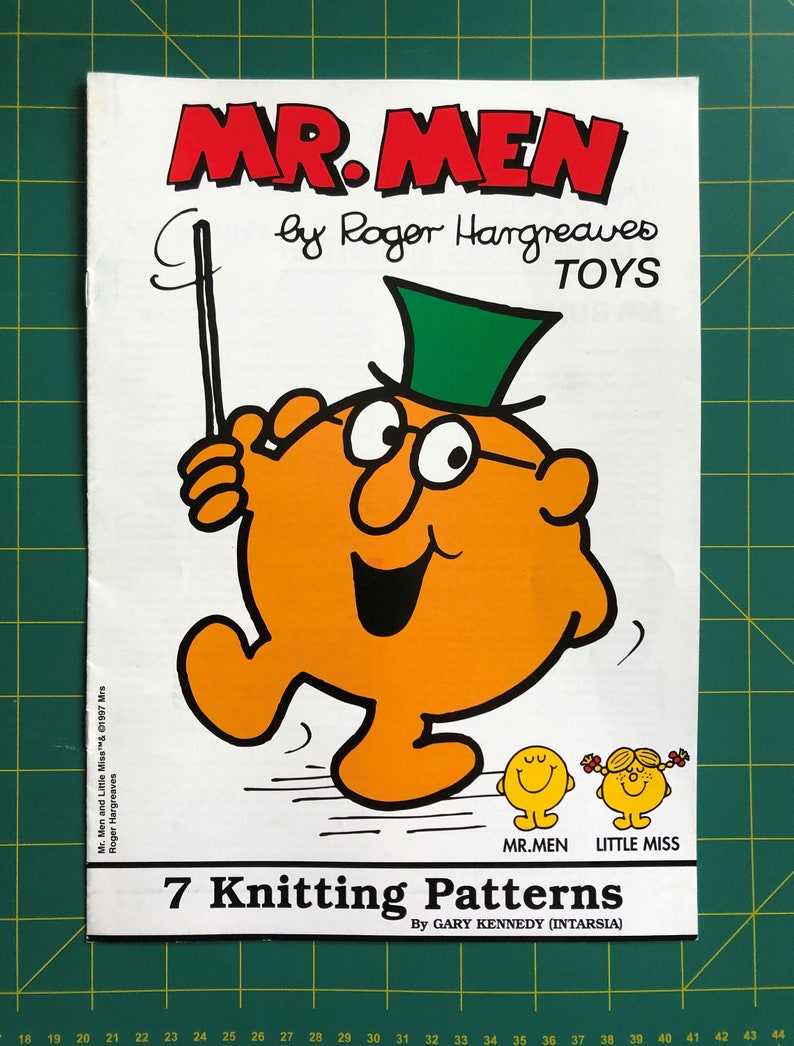 Mr Men Knitting Book, 7 Toy Patterns by Alan Dart, Gary Kennedy
