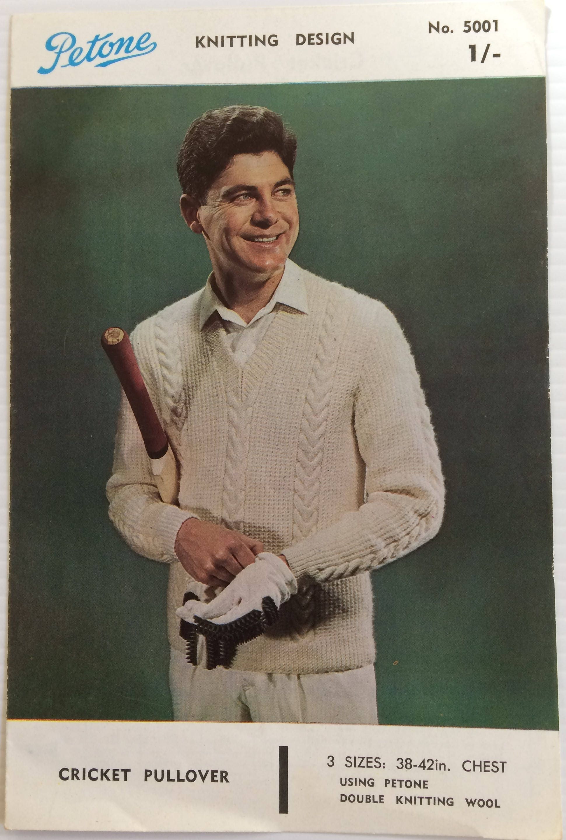 vintage cricket jumper