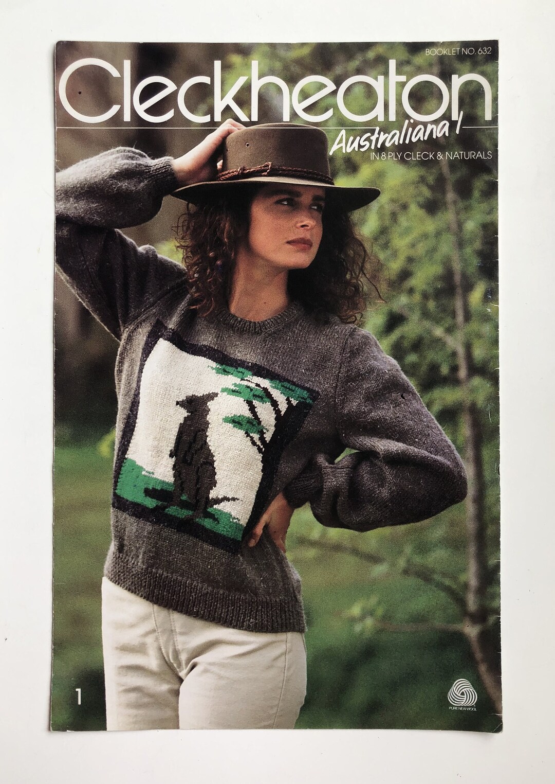 Vintage Cleckheaton Knitting Pattern Booklet 632 Australiana Etsy
