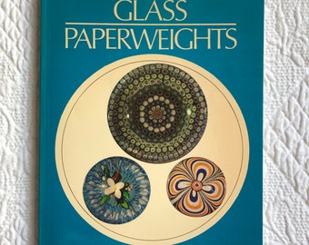 Glass Paperweights by James Mackay, vintage paperback collectors book