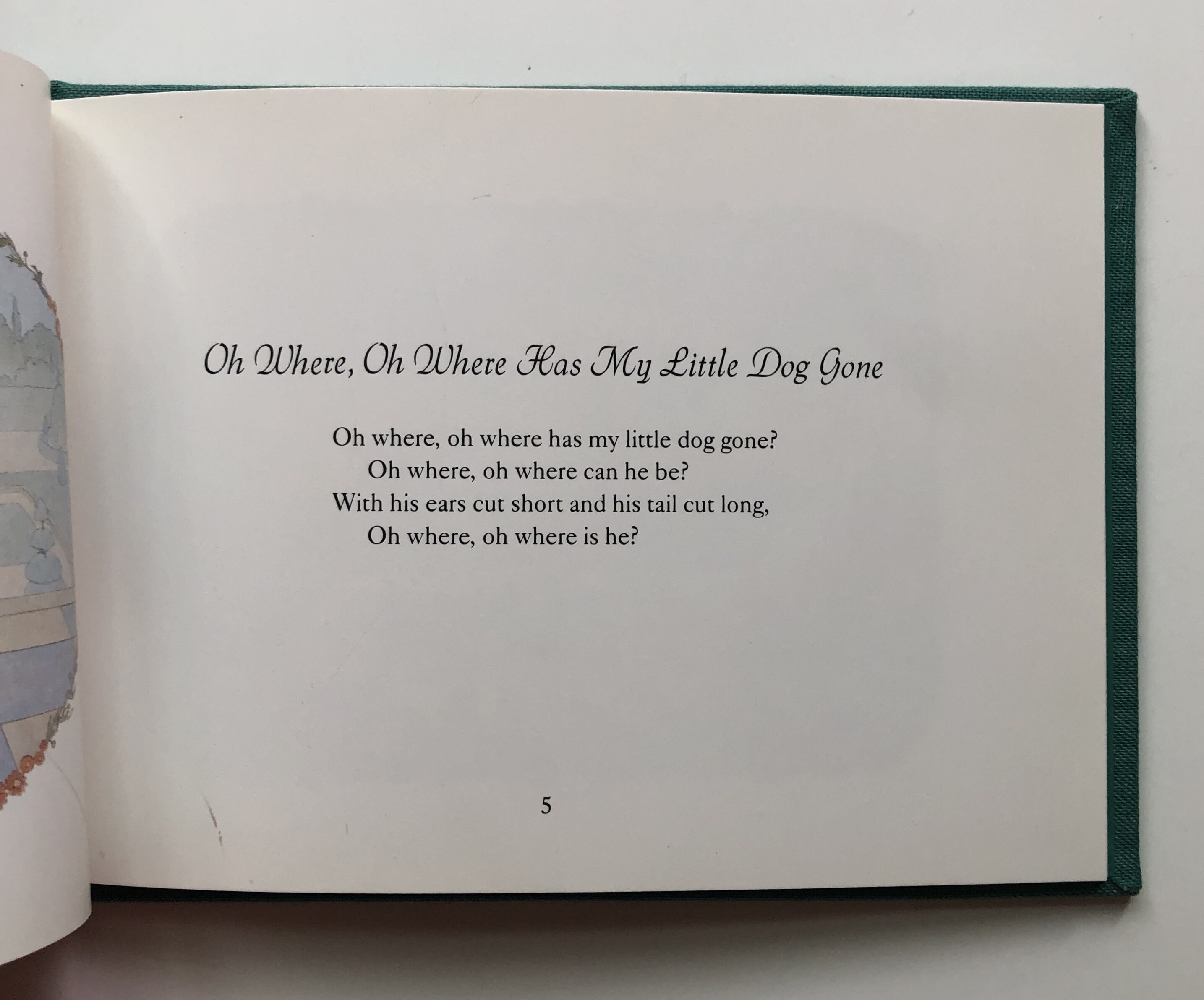 Little Green Rhyme Book, Vintage Children