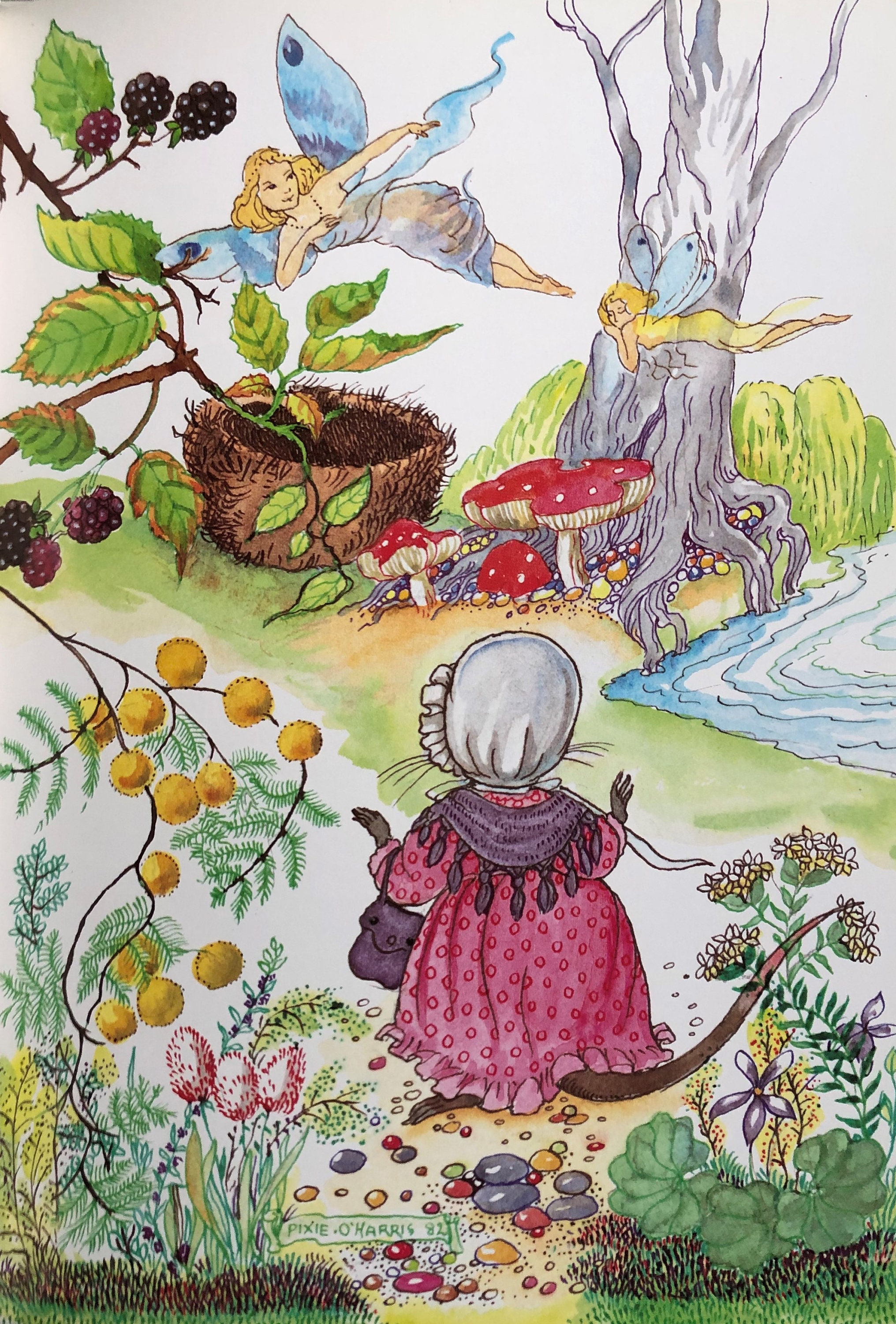 The Little Grey Mouse and Her Friends by Pixie O'harris, Vintage ...