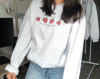 Simple Strawberry Crewneck