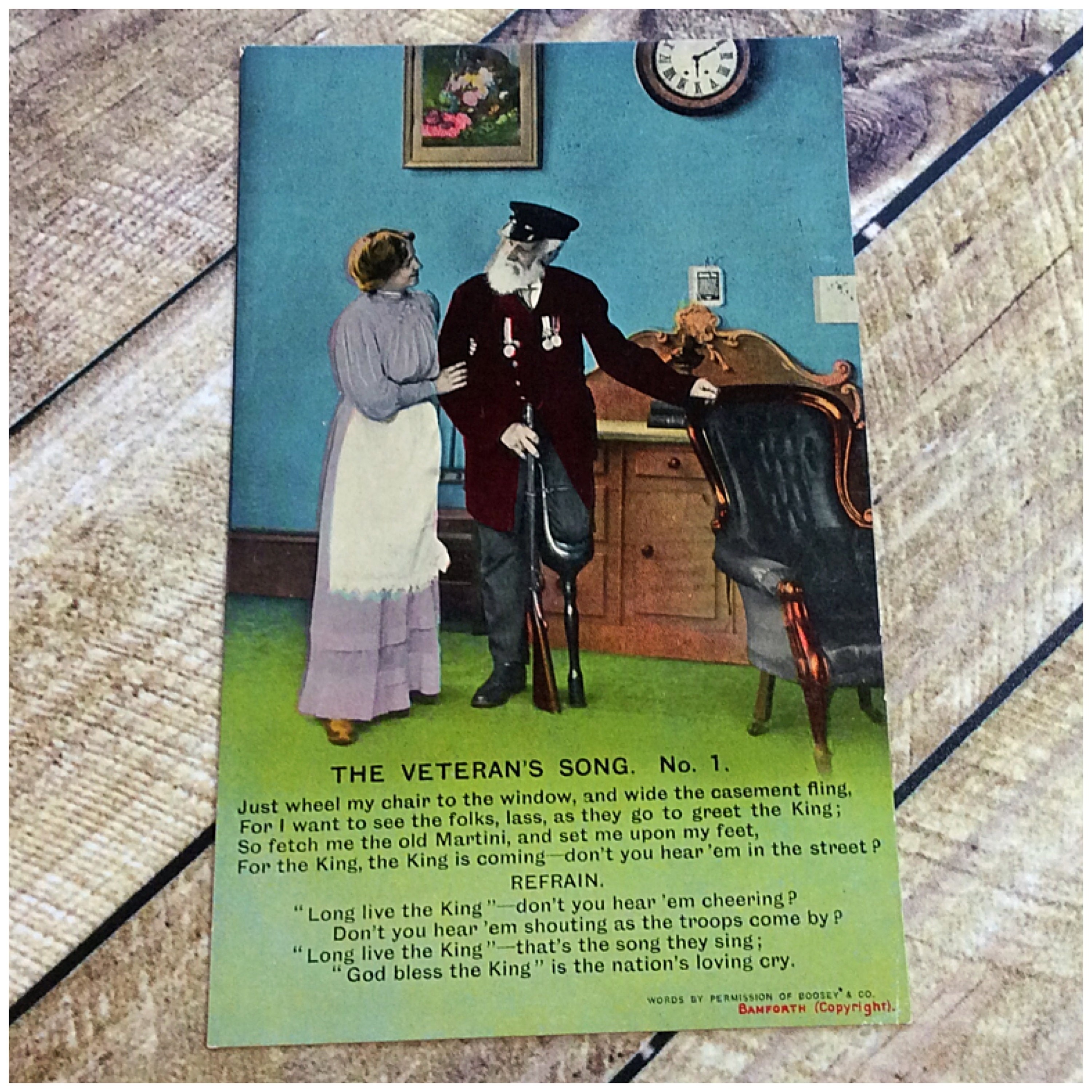 Bamforth Song Postcards Bamforth Song Cards Vintage WW1 Etsy