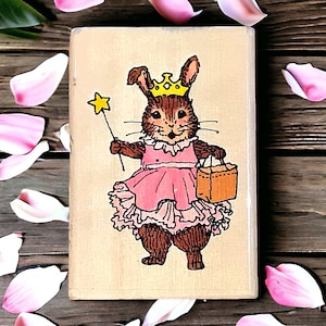 Tenture Murale Susan Wheeler – Lapins Et Amis, 25x30 Pouces, Vintage Holly Pond