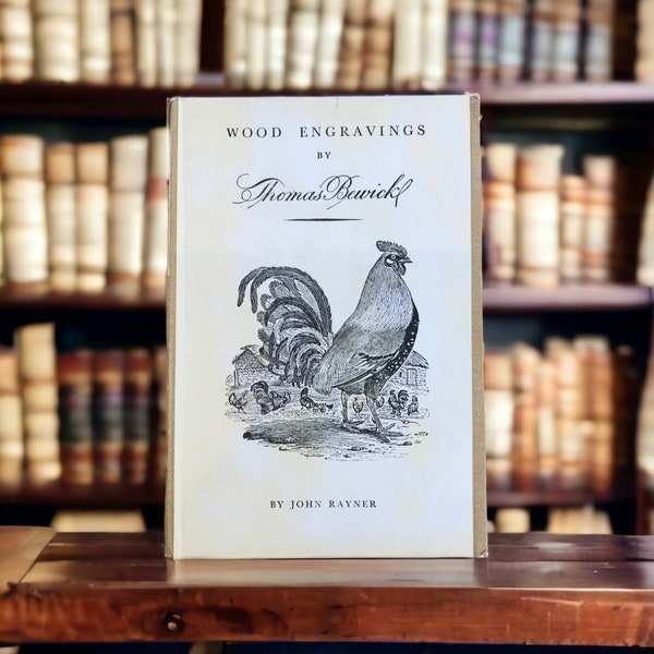 King Penguin Wood Engravings by Thomas Bewick a vintage book, reproductions of his birds, quadrupeds and country scenes, first edition