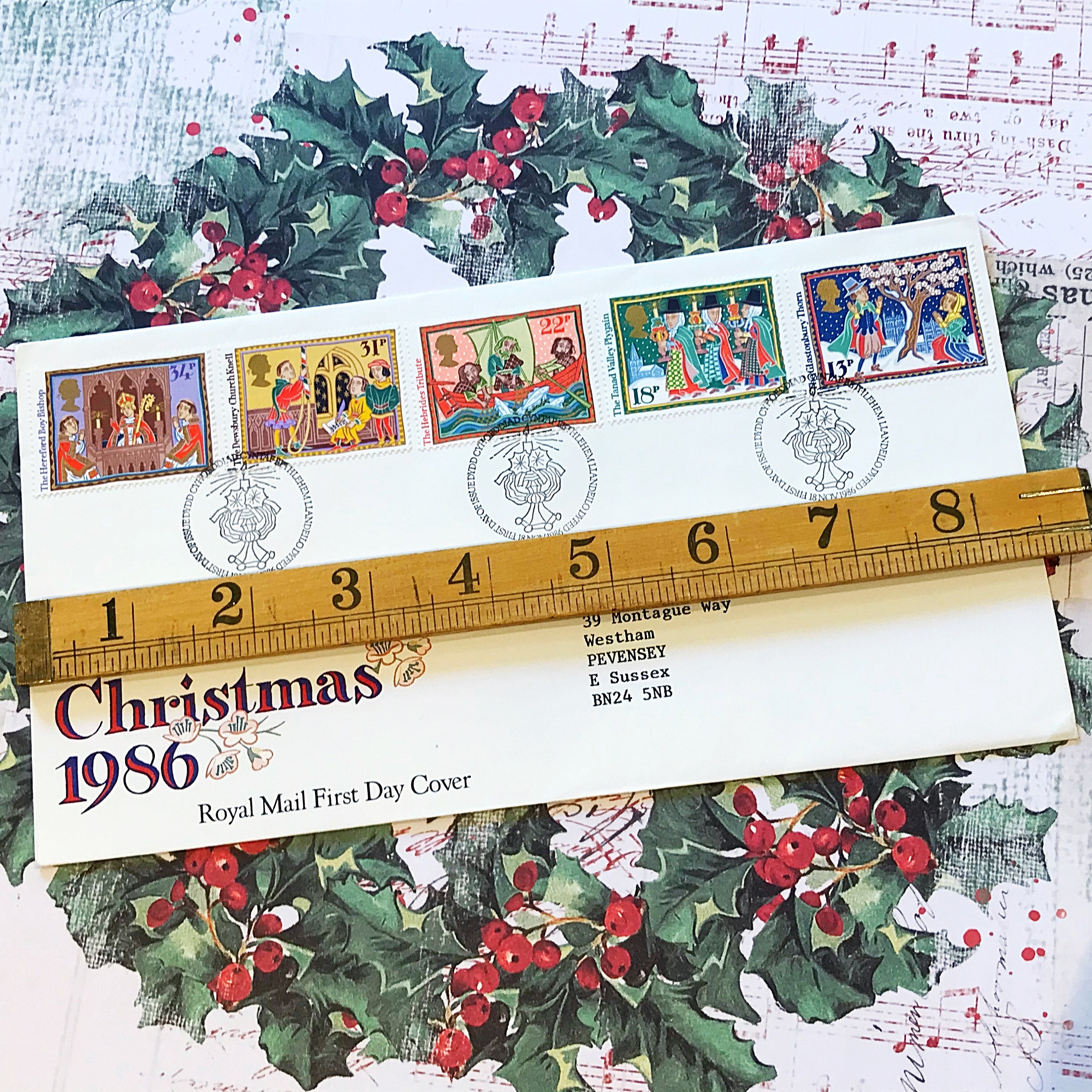 Christmas First Day Covers choose a vintage FDC envelope Etsy