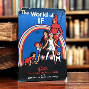 Gibbs Fairy Buch mit Bildern zum Malen und Liedern, The World Of If ein Werbeheft für Zahncremes