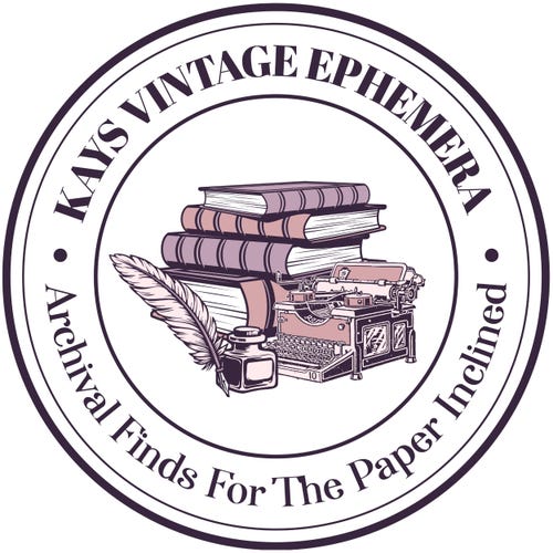 KaysVintageEphemera - Etsy