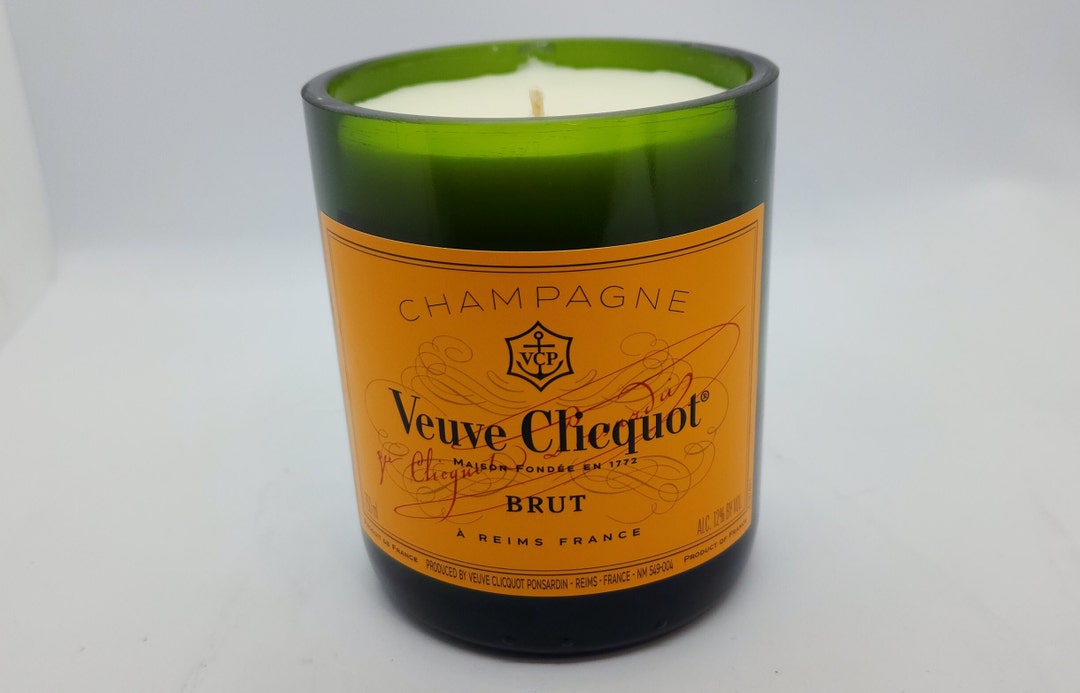 Veuve Clicquot Brut Champagne a Wine Candle Handmade From a Etsy