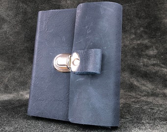 A6 | Notebook | Personalization including | Leather binding | Portfolio castle | Diary | Softcover | 360 pages thick | handmade in Berlin
